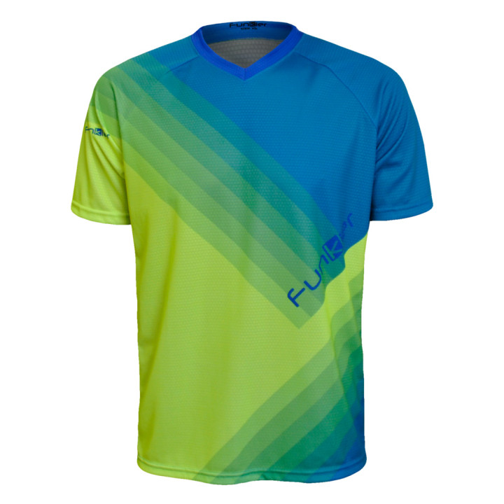 Tricou Ciclism Funkier Termoli Enduro - Galben Neon