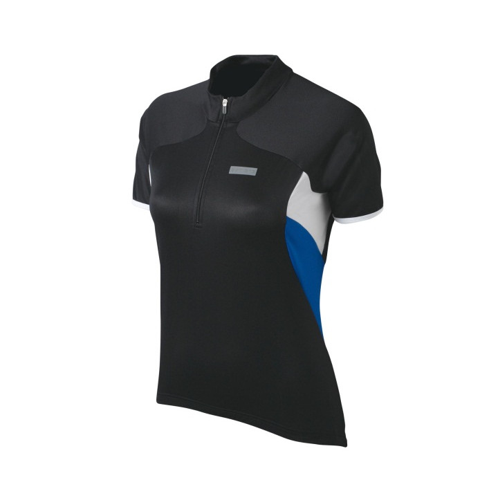 Tricou Shimano Mânecă Scurtă Femei Black/White/Blue