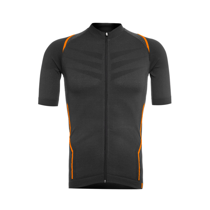 Tricou Ciclism FUNKIER Respirare Elite - Gri/Portocaliu