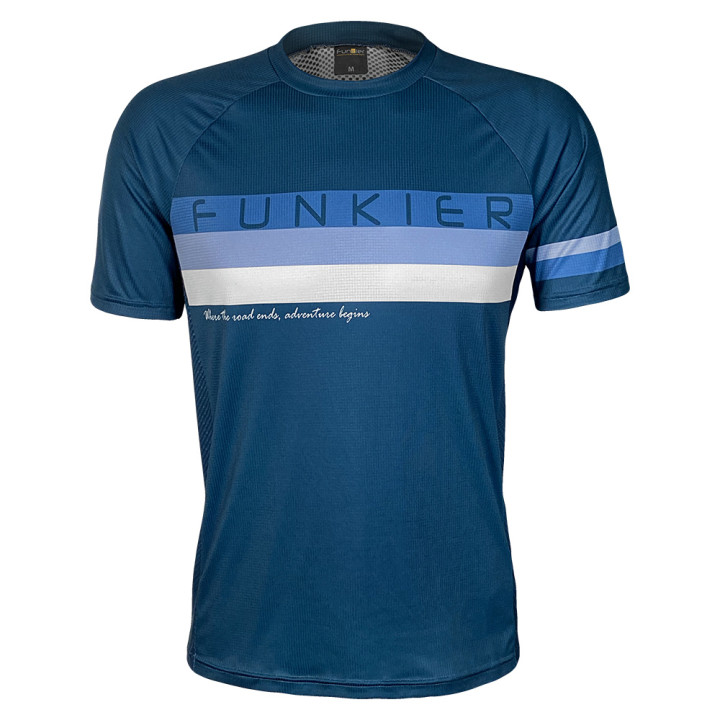 Tricou Ciclism Funkier Elia Enduro Albastru