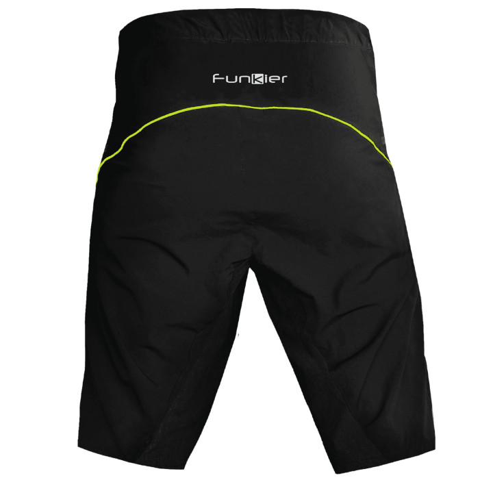 Pantaloni Scurti Ciclism FUNKIER Lucca Pro - Black/Yellow