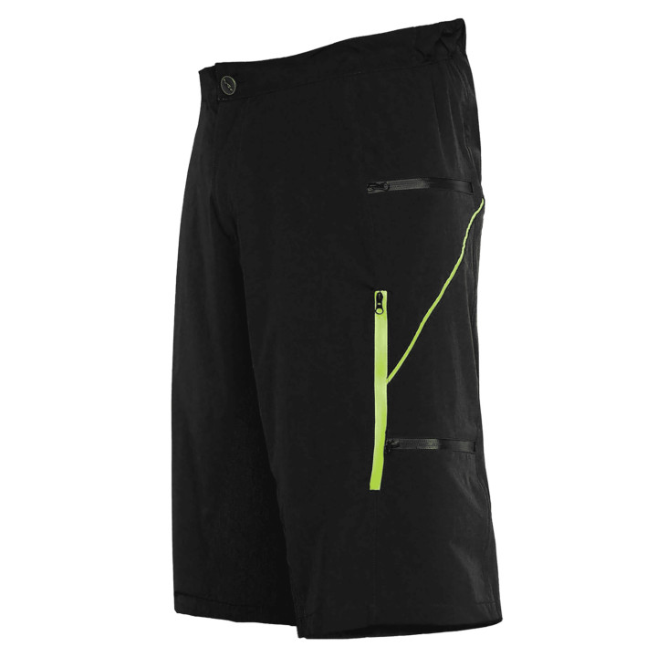Pantaloni Scurti Ciclism FUNKIER Lucca Pro - Black/Yellow