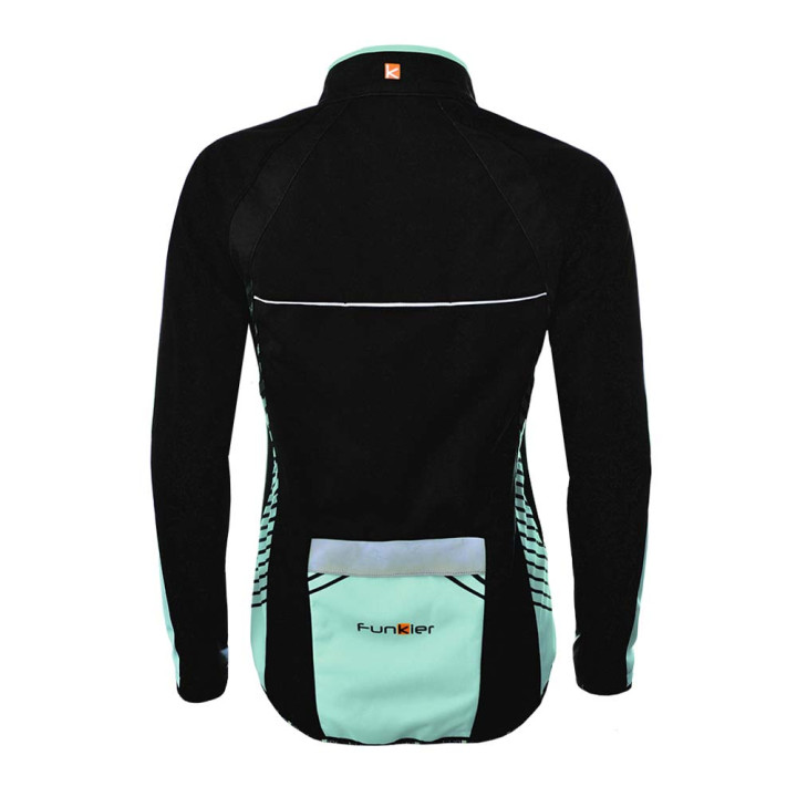 Jacheta Softshell Ciclism FUNKIER Alvi Pro Women Mint
