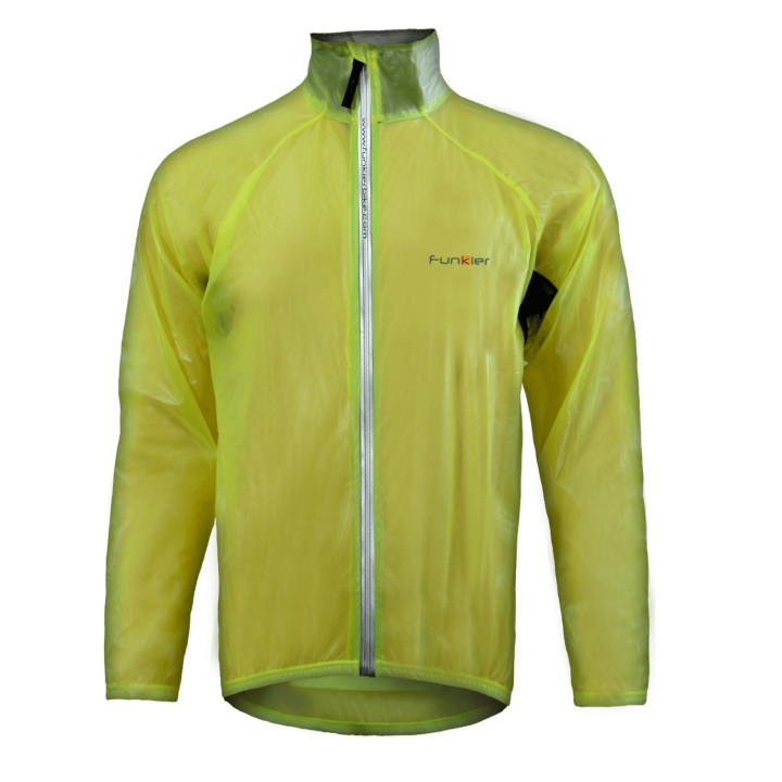 Jacheta Ploaie Ciclism FUNKIER Lecco Rain - Yellow