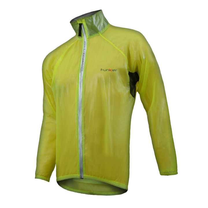 Jacheta Ploaie Ciclism FUNKIER Lecco Rain - Yellow