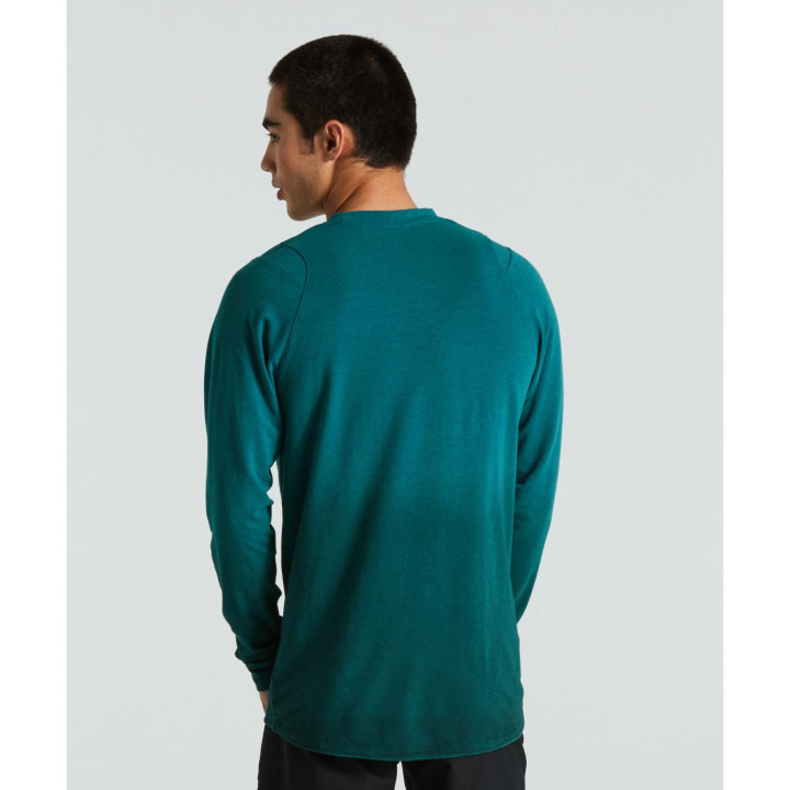 Tricou SPECIALIZED Trail L/S Tropical Teal - Bărbați