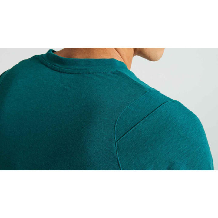Tricou SPECIALIZED Trail L/S Tropical Teal - Bărbați