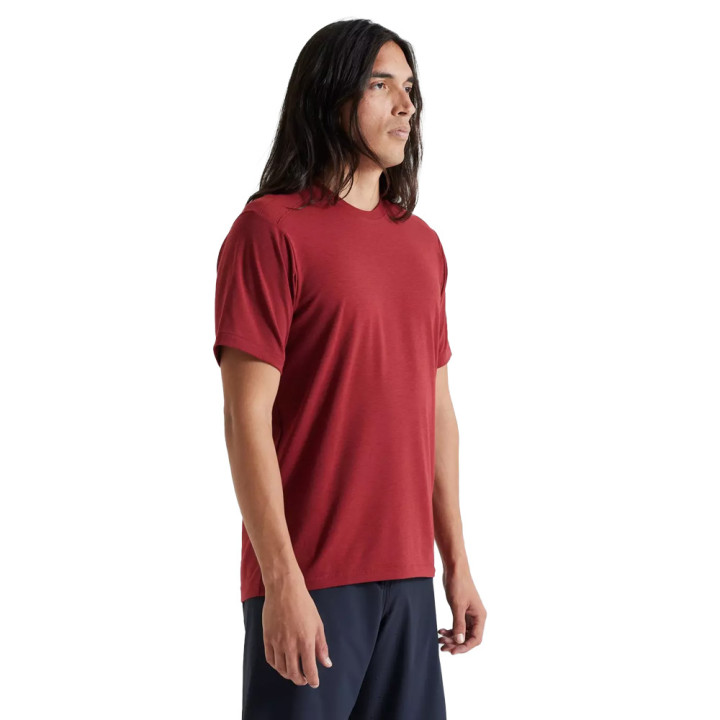 Tricou Ciclism SPECIALIZED Men's Trail - Roșu Granat