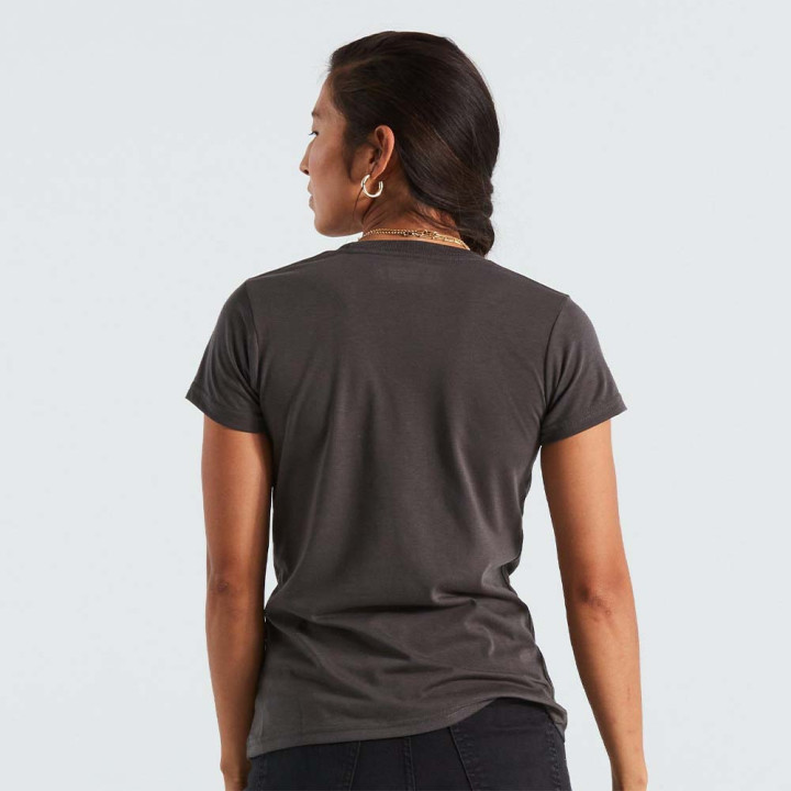 Tricou Ciclism Specialized Women's Wordmark Charcoal