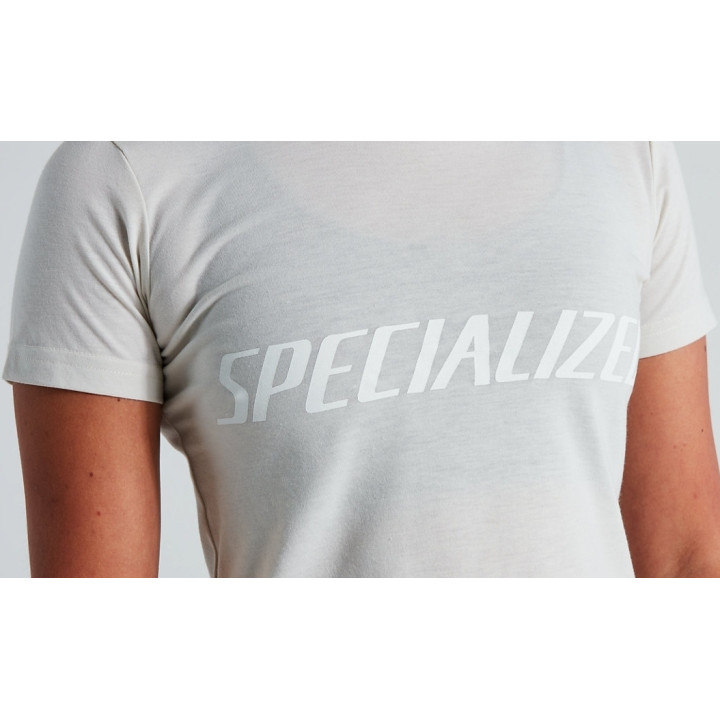 Tricou Ciclism Specialized Women's Wordmark - Dove Grey