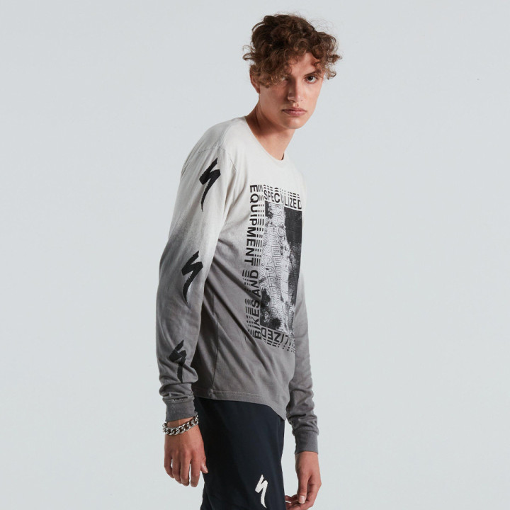 Tricou Ciclism SPECIALIZED Driven L/S Dove Grey