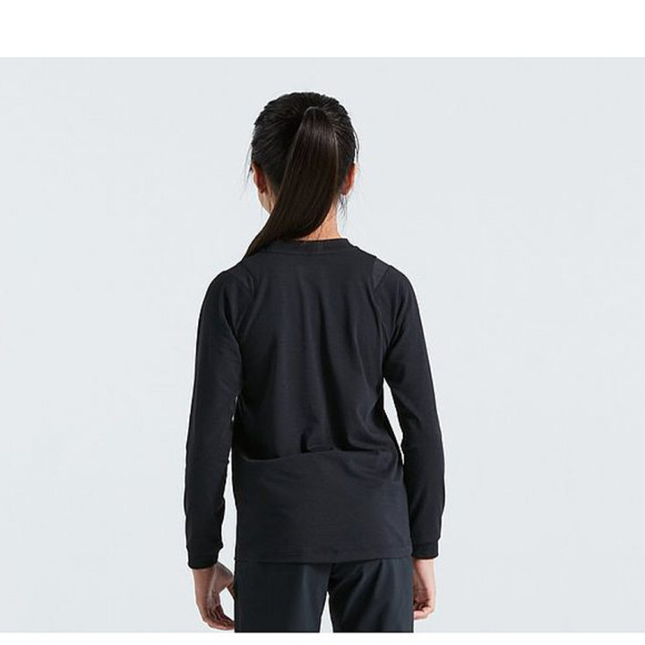 Tricou Ciclism SPECIALIZED Youth Trail L/S Black