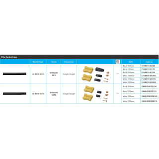 Furtun Shimano SM-BH59-JK-SS 1000mm Alb