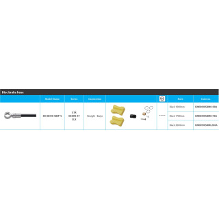 Furtun Shimano XTR M9000/M9020 SM-BH90-SBM 2000mm