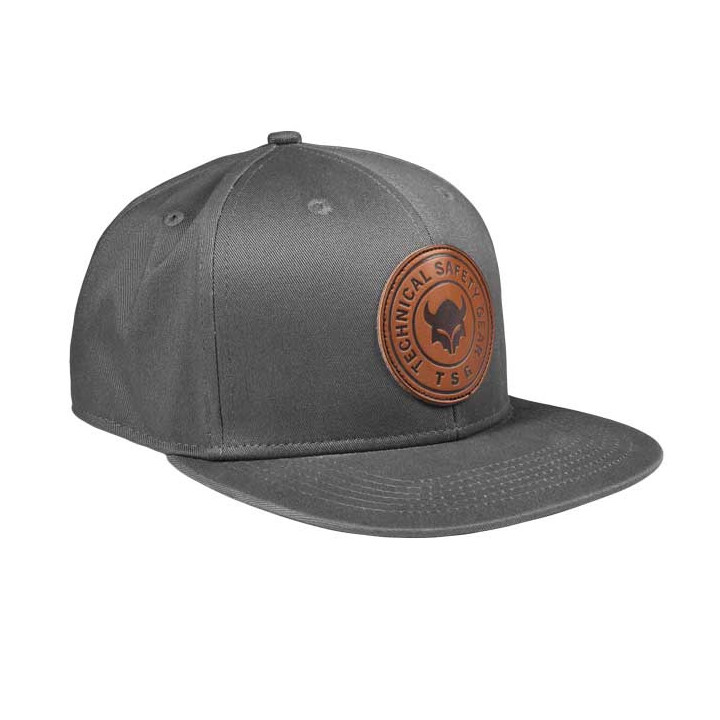Șapca TSG Snapback Leather Label Grey