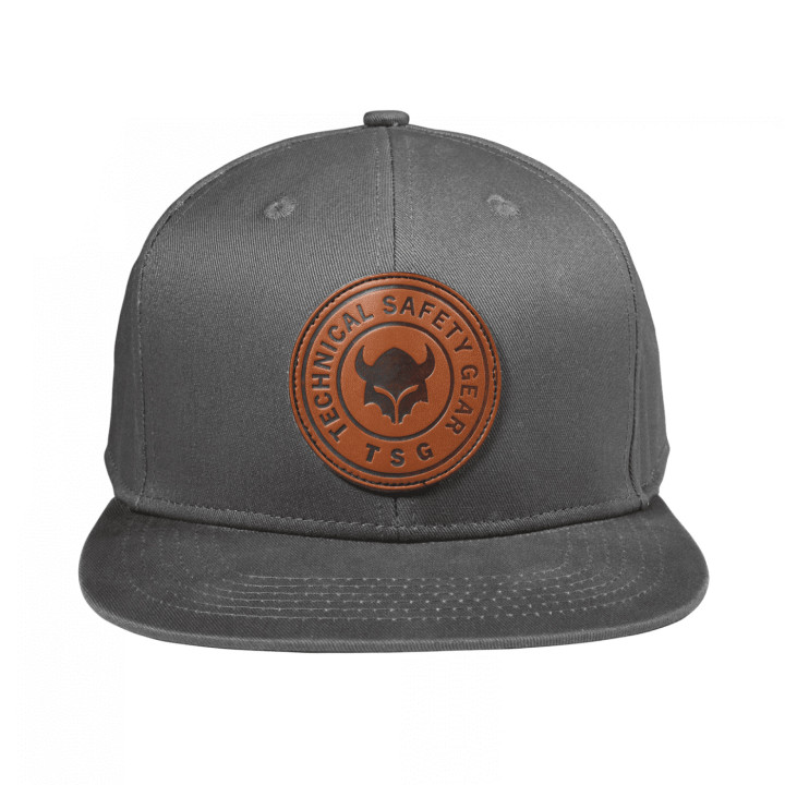 Șapca TSG Snapback Leather Label Grey
