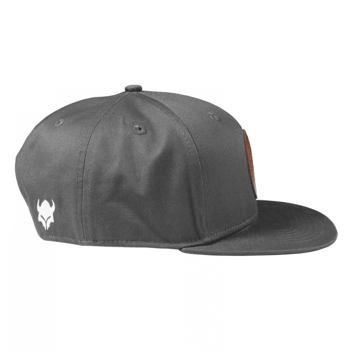 Șapca TSG Snapback Leather Label Grey
