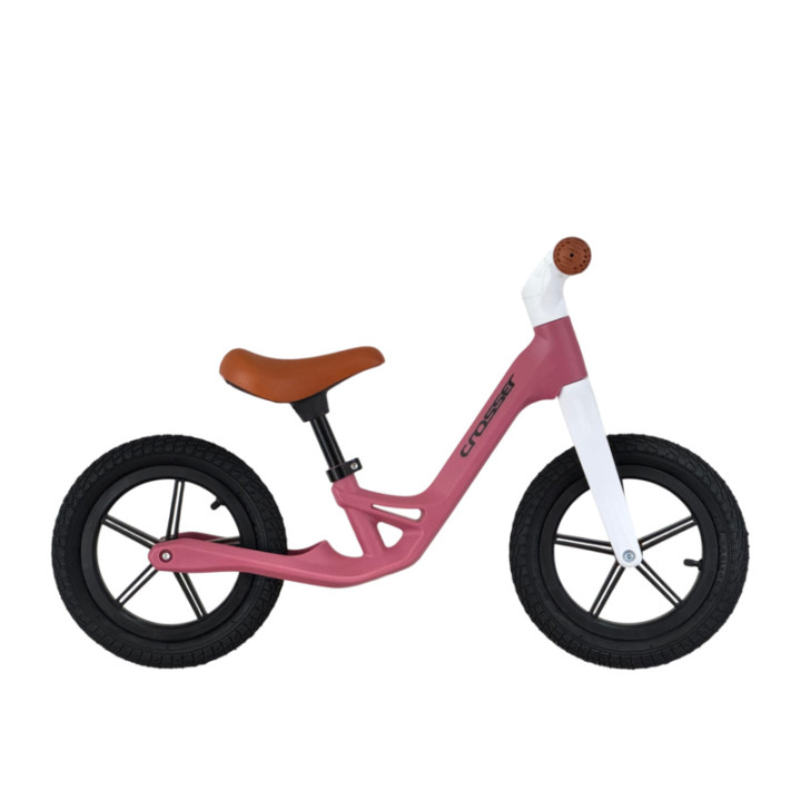 Bicicleta Copii CROSSER Balance Pink/White 2-5 ani