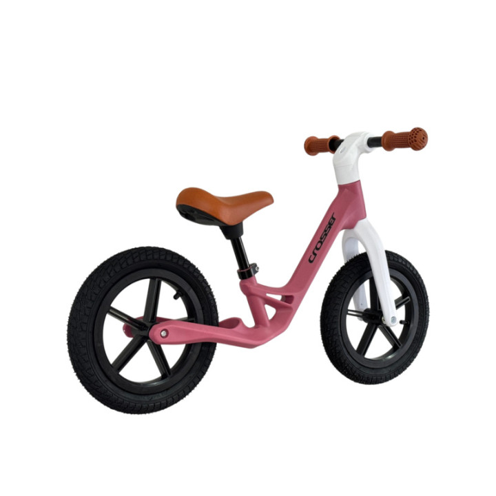 Bicicleta Copii CROSSER Balance Pink/White 2-5 ani