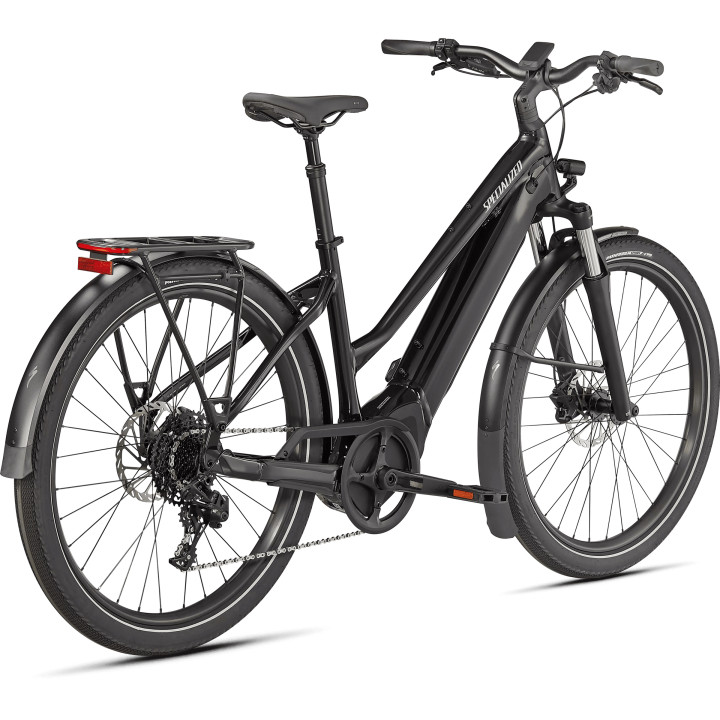Bicicleta SPECIALIZED Turbo Vado 4.0 Step-Through - Cast Black/Silver Reflective