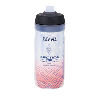 Bidon ZEFAL Arctica Pro 55 Pro-Cap 550ml Silver/Red