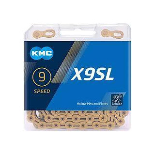 Lanț KMC X9SL auriu 1/2x11/128 116L