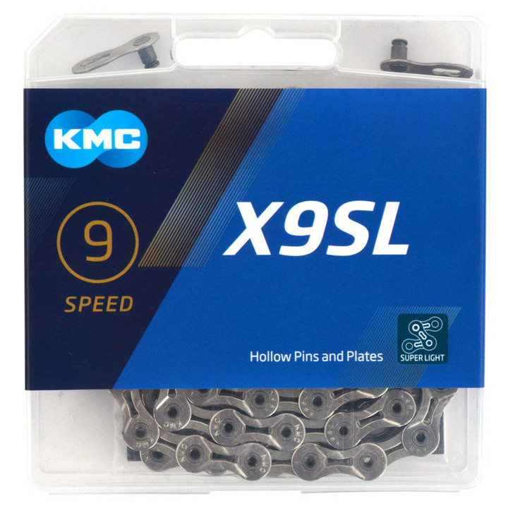 Lanț KMC X9SL argintiu 1/2x11/128 116L