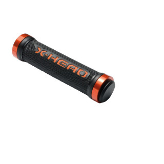 Manşon BIKEFUN X-HEAD LOCK ON 130mm negru-portocalie