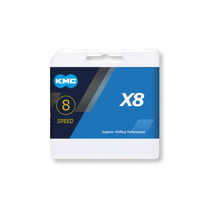 Lanț KMC X8 8 speed MTB 1/2 x 3/32 114L