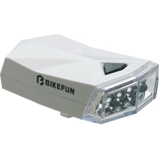Far BIKEFUN SQUARE 4 LED alb - 3 funcții