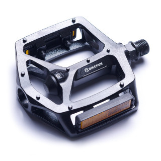 Pedale BIKEFUN JUMP aluminiu negru 9/16"