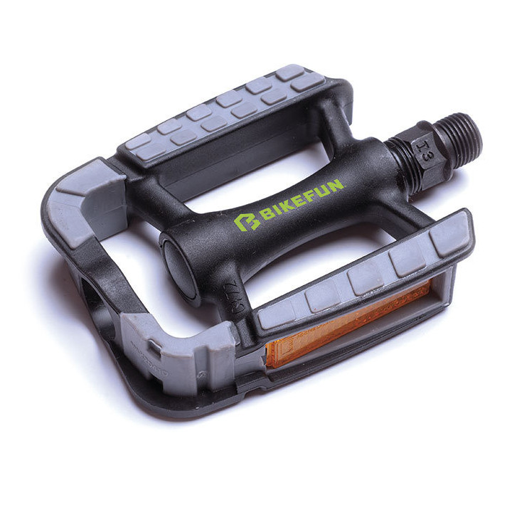 Pedale BIKEFUN TRAFFIC city negru-gri C172/BF