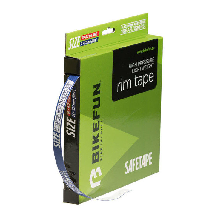 Bandă-fond jantă BIKEFUN SAFETAPE 16mm 45m albastru