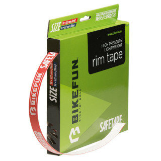 Bandă-fond jantă BIKEFUN SAFETAPE 20mmx45m roșu