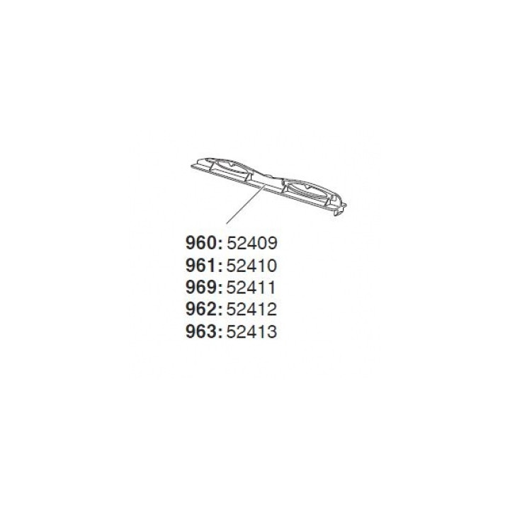 Mérőléc THULE WINGBAR 962 pentru crossbar