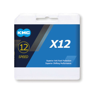 Lanț KMC X12 Silver 126L 12 viteze