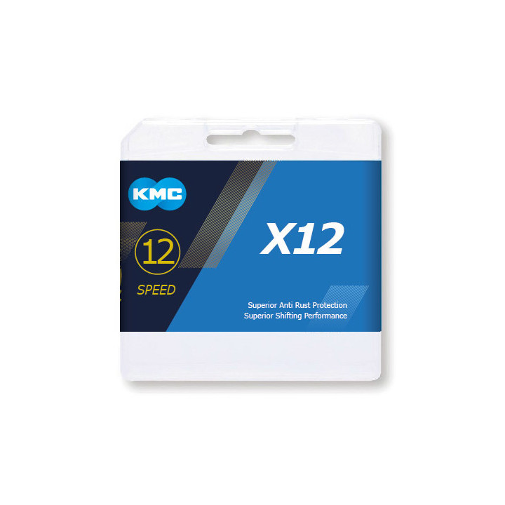Lanț KMC X12 Silver 126L 12 viteze