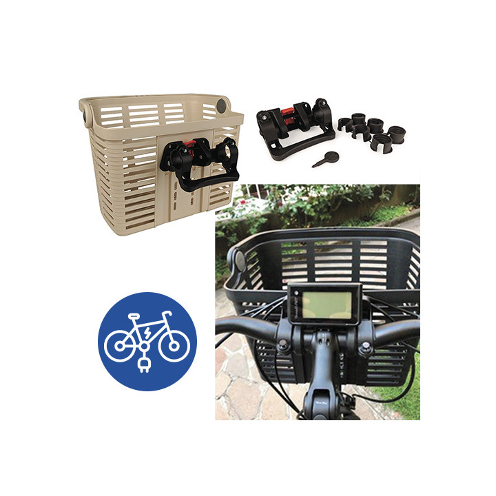 Suport Coș BELLELLI XL pentru E-Bike | Clemă Ghidon