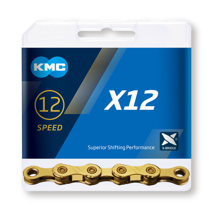 Lanț KMC X12-1 GOLD 12 viteze 126L