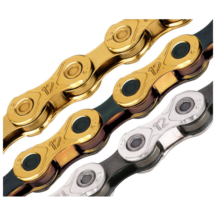 Lanț KMC X12-1 GOLD 12 viteze 126L