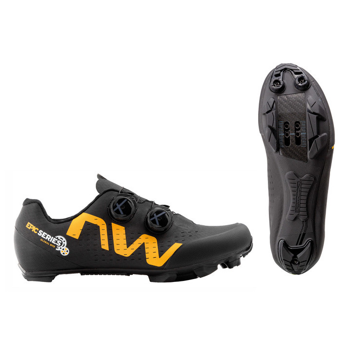CIPŐ NORTHWAVE MTB REBEL 3 40 EPIC SERIES FEKETE/SÁRGA 