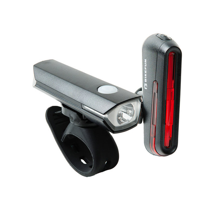 Lumini BIKEFUN STONE 550 USB set – Față și spate