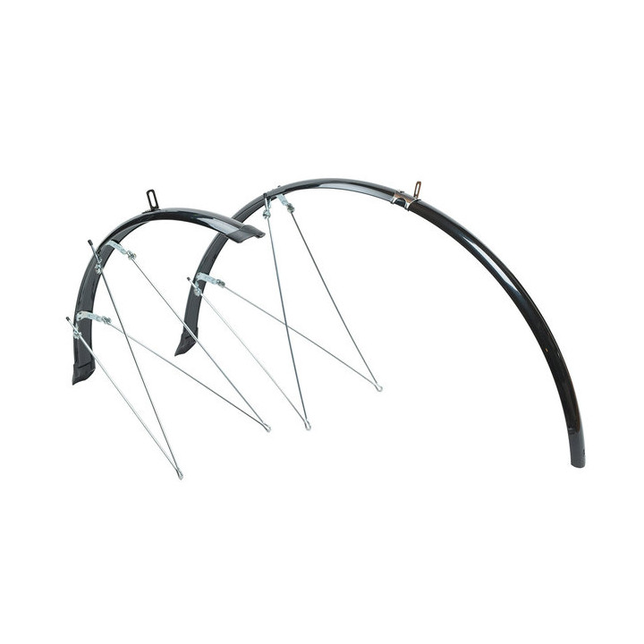 Aripi BIKEFUN ROAD 36mm 700C aluplastic negru