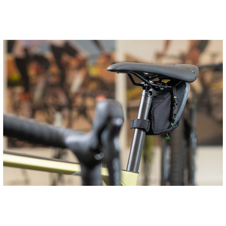 Geantă șa BIKEFUN ZIPPER M – 600D rPET hidrofobizat