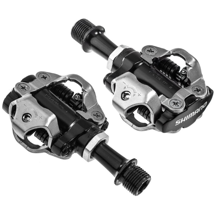 Pedale Shimano PD-M540 SPD - Negru cu Plăcuțe