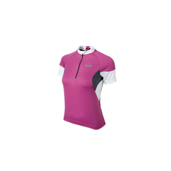 Tricou Shimano Insert Femei Maneca Scurta Roz/Alb