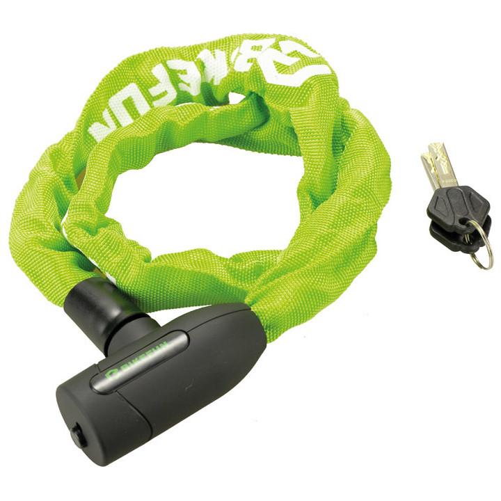 Lacăt BIKEFUN CITYCHAIN 2 lanț 5x850 mm verde