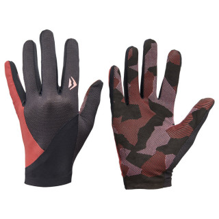 Mănuși MERIDA SECOND SKIN lung bordo/negru