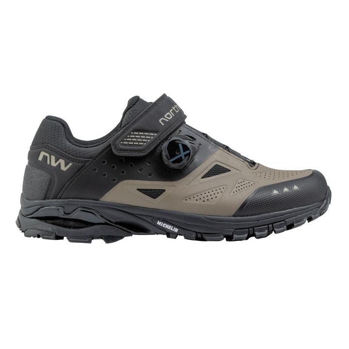PANTOFI NORTHWAVE ALL TER. SPIDER PLUS 3 NISIPIU/NEGRU