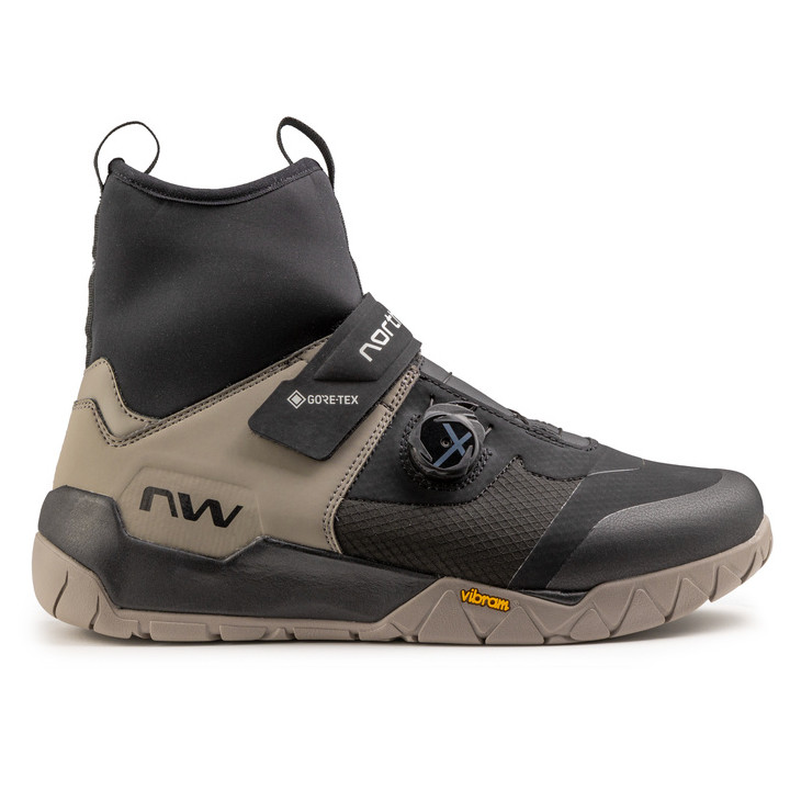 Pantofi NORTHWAVE MTB MULTICROSS PLUS GTX iarnă, negru/nisipiu